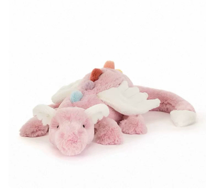 ゆうり ジェリーキャット Duskrise Dragon ピンクドラゴン New Jellycat Exclusive plush toy With Tags Duskrise Dragon With