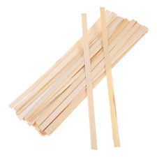 50 Pcs Bamboo Weaving Craft Supplies Flat Bamboo Strips For Diy Basket Making