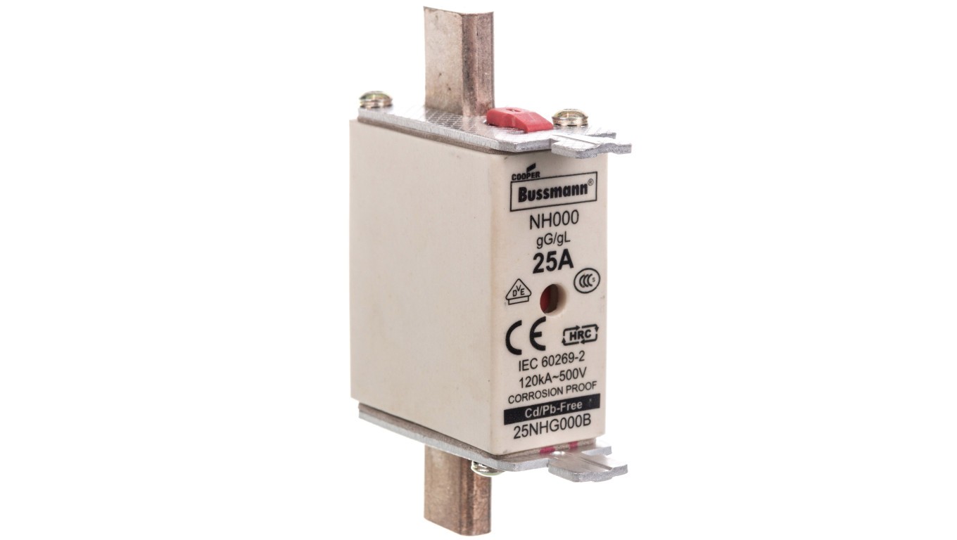 Fuse Block NH000 25A gL/gG 500V 25NHG000B
