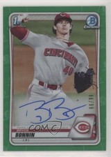 2020 Bowman Draft Chrome Picks Green Refractor 86/99 Bryce Bonnin Auto 4l3