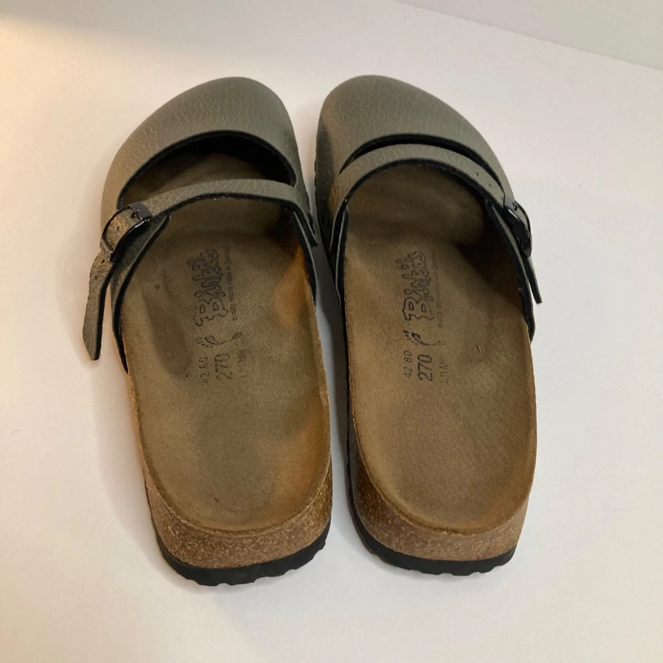 Zapatos Birkenstock Birki's Maria Mary Jane Verde Oliva 42/11-11.5 Estrechos Foto 4 de 4