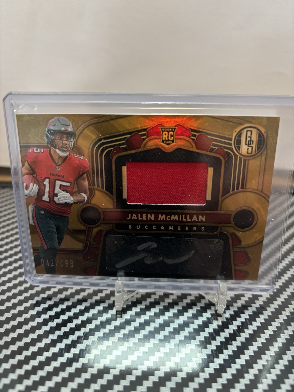 2024 Panini Gold Standard JALEN MCMILLAN Rookie Patch Auto RPA #'d /199 RC #232