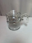 Vintage 1960’s Pyrex Flameware 6 Cup Percolator- Complete Set