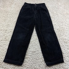 Vintage Y2K Corduroy Boys Size 8 Black Pants School Formal