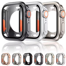 Hard PC Bumper Case Compatible with Apple Watch 40 41 42 44 45 46mm Cover