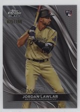 2024 Topps Chrome Black Refractor 25/199 Jordan Lawlar #3 14lt