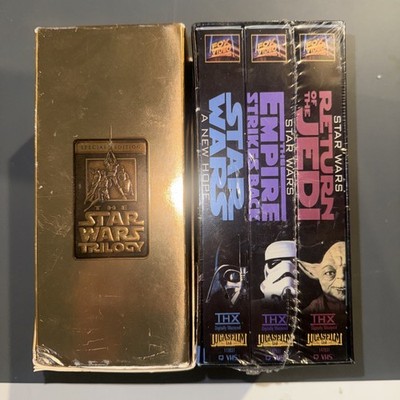 Star Wars Trilogy Special Edition VHS Gold/STD Boxed Sets 1 Unopened