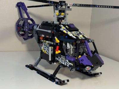 LEGO TECHNIC EUROCOPTER AIRBUS STYLE FANTAIL FENESTRON HELICOPTER MOC PURPLE
