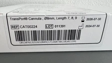 Stryker Transport Cannula REF CAT00224 - Exp 7/2206