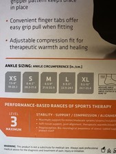 Shock Doctor Ultra Wrap Lace Ankle Support/brace - Black - small 8-8.5