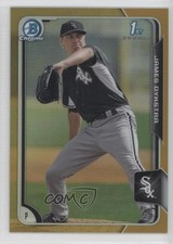 2015 Bowman Chrome Prospects Gold Refractor 3/50 James Dykstra #BCP45 1b0