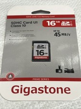 Gigastone GS-SDHCU116G-R 16GB SD Flash Plug Play External Memory Card