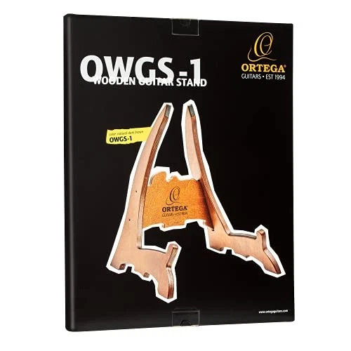 Wooden Acoustic Guitar Stand Made w/Birch Wood-Brown (OWGS-1) - Picture 5 of 7