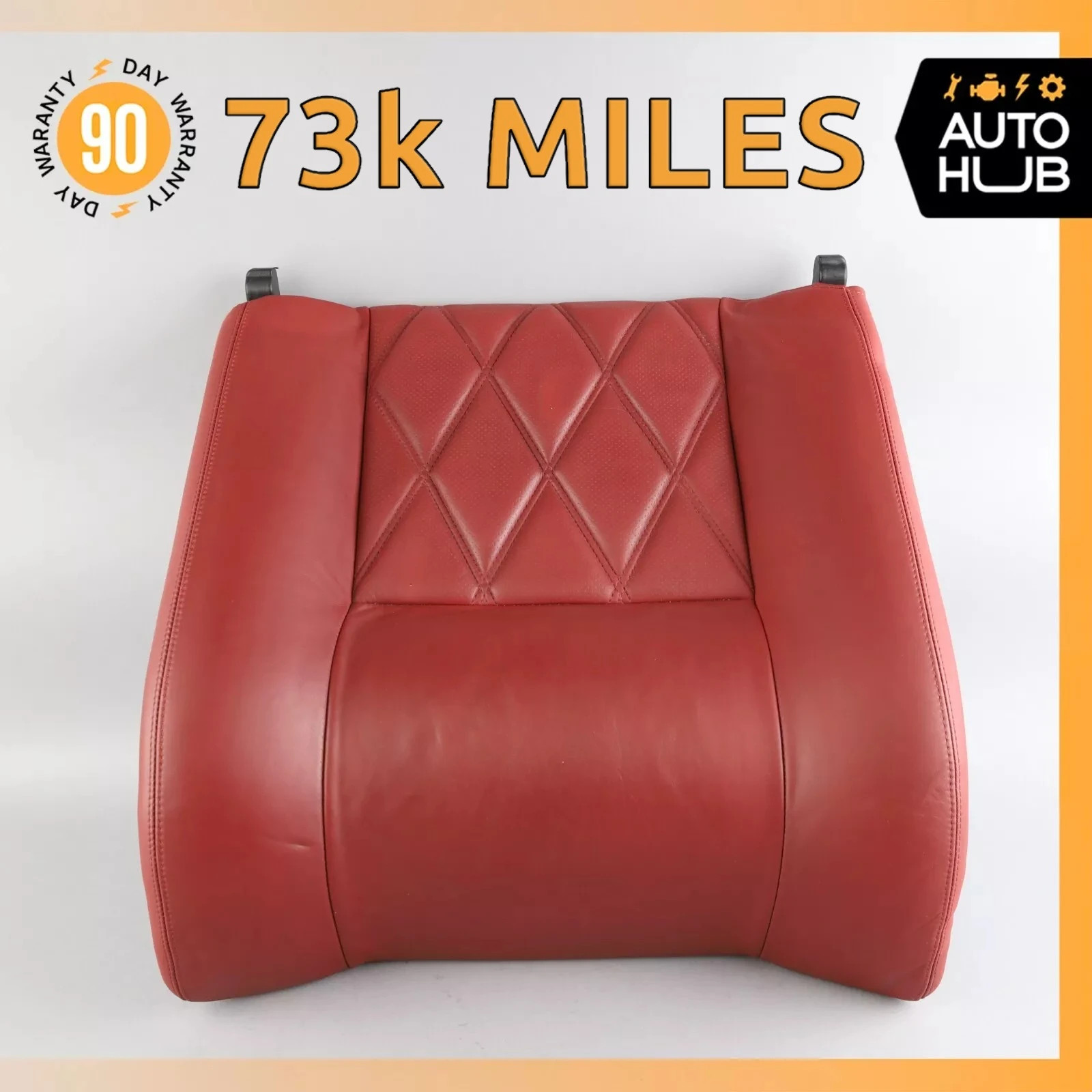 03-10 Bentley Continental GT Rear Left or Right Bottom Seat Cushion Red OEM 73k