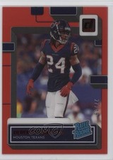 2022 Panini Clearly Donruss Rated Rookie Red 27/49 Derek Stingley Jr #94 xu4