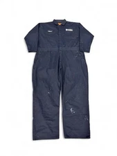 Vintage red kap cintas Mr. Rooter plumbing workwear coveralls Sz:54