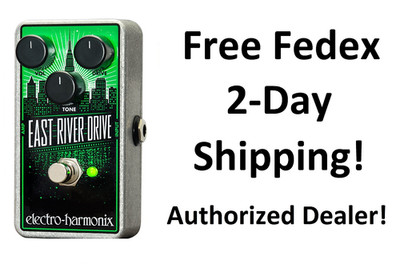 New Electro-Harmonix EHX East River Drive Overdrive Effects Pedal
