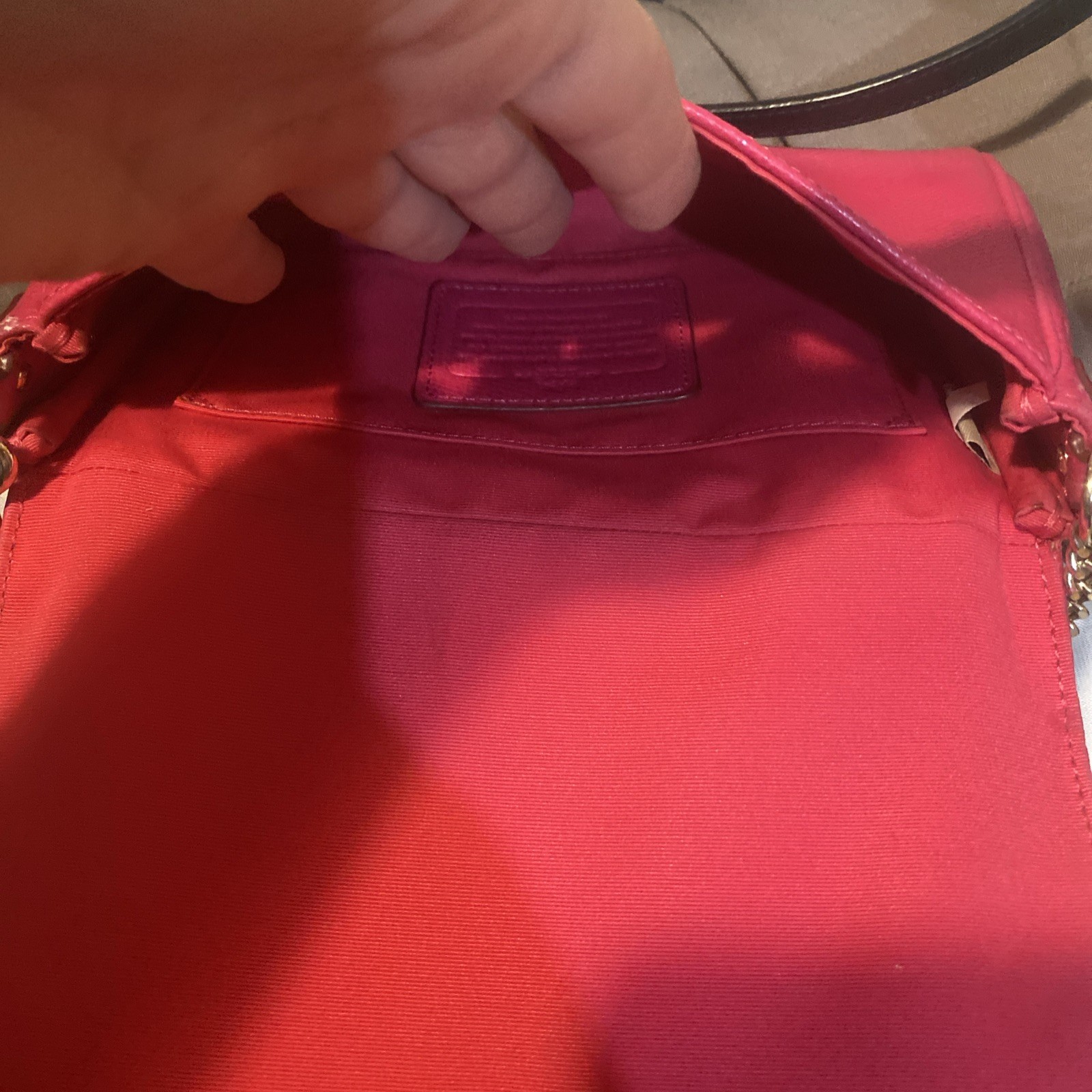 COACH Crossgrain Mini Ruby Handbag in Dahlia Pink… - image 12