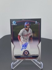 2023 Bowman Chrome Yoander Rivero Auto 1st Prospect #CPA-YR