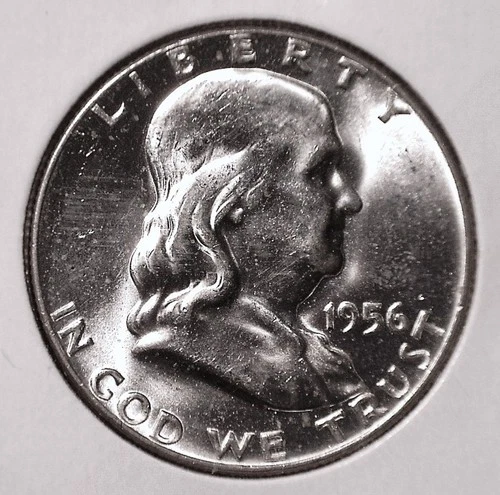 1956 Franklin Half Dollar, BU  #3159