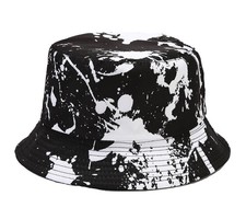 Black Graffiti Bucket Hat for Women Men,Travel Sun Beach Cap,Unisex Fishing O...