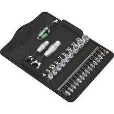 Wera KK Zyklop Mini 2 Steckschlüsselsatz metrisch 1/4 (6.3 mm) 27teilig