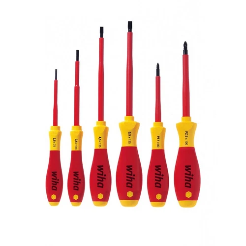 Wiha Schraubendrehersatz SoftFinish electric Schlitz/Pozidriv 320N ZK6 SO 6tlg. 