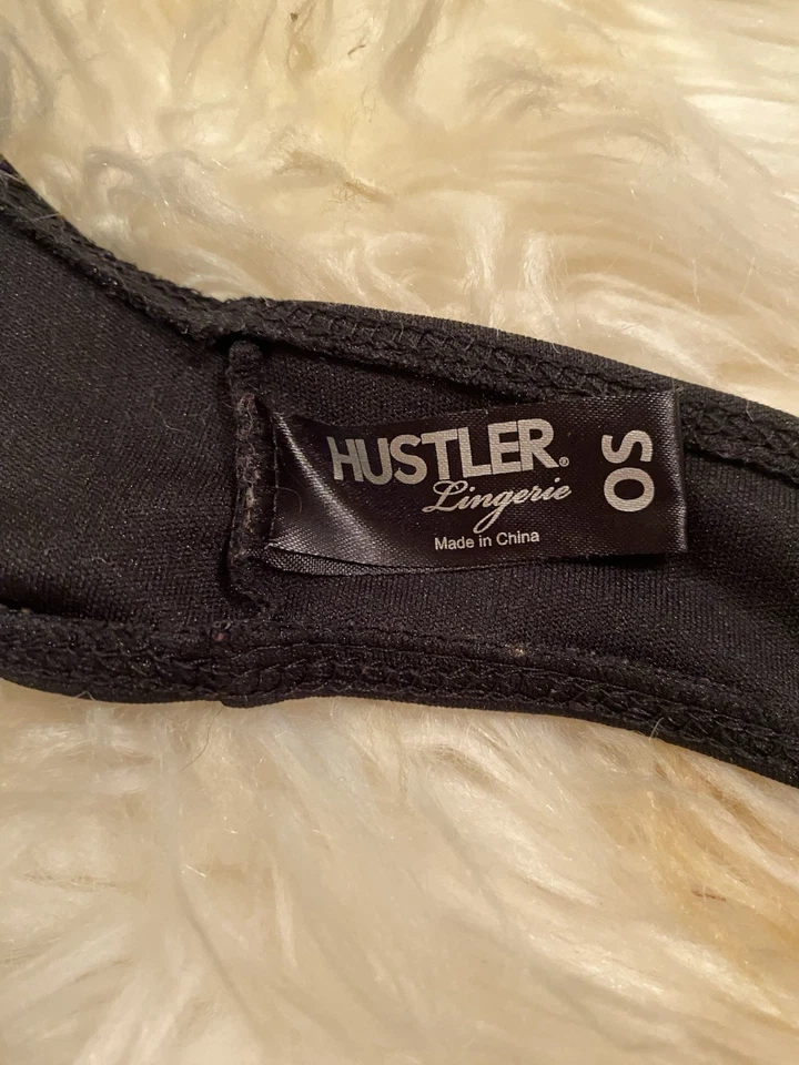 HUSTLER Hustler Lingerie School Crest Halter Bra Top O/S One Size - Image 3 of 4