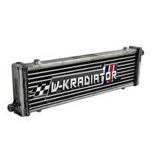 Universal Cross Flow Bar Plate Oil Cooler Large-silver 18.5 X 5.5 Core Size