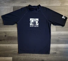 Body Glove Short Sleeve Rash Guard Shirt Black Large