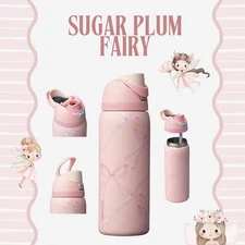 Owala Sugar Plum Fairy 32 Oz FreeSip Water Bottle  Pink With Free Hand Cream