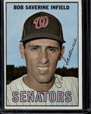 1967 Topps #27 Bob Saverine (Excellent) (A)