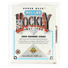 NHL 1991-92 Upper Deck Hockey High Series Ver...