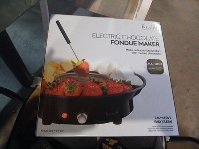 Kusini Electric Fondue Pot Set - Chocolate Fondue Kit - Temperature Control
