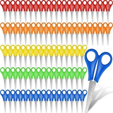 300 Pcs Kids Scissors Bulk for School 5'' Student Blunt Tip Safety Stainless ...