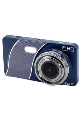 Minolta MNCD450 Large Screen 1080P Dash Cam Blue
