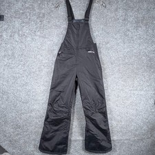 Arctix Snow Overall Bib Youth Medium Black Adjustable Straps Wind Resistant