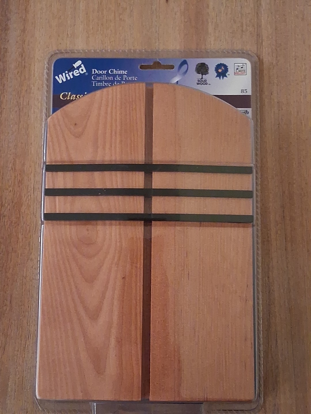 Heath Zenith Wired Solid Wood Door Chime 2 Note Melody  #85 NEW Sealed!