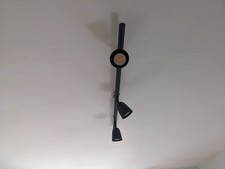Ikea Black 3 Spot Ceiling Track Light Skurup Lighting