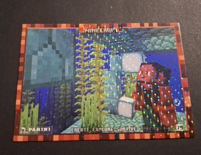 Panini Minecraft Trading Card Nr. 79 - Vier Lichter - Holo Karte - 2023
