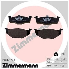 Satz Bremsbeläge Bremsklötze vorne für VW Lupo 1 6X1 Polo 6N1 6N2 3 4 | 24239