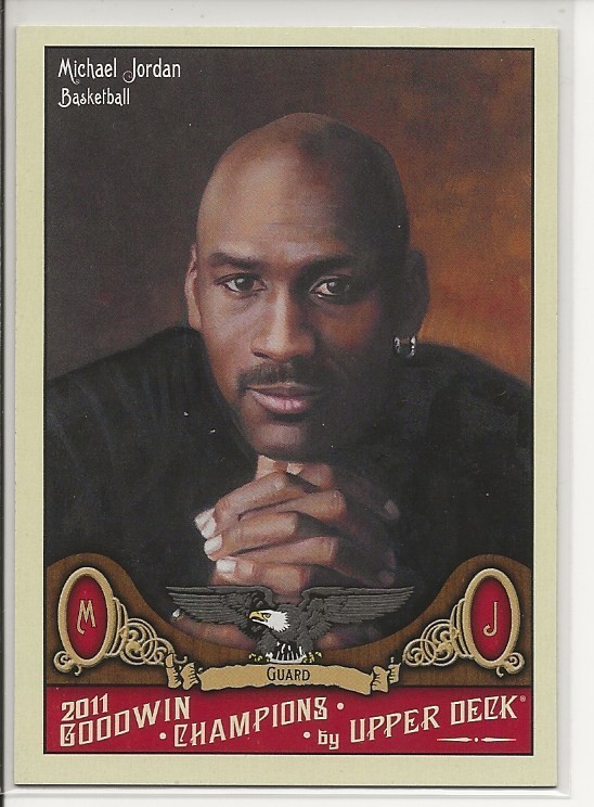 2011 Upper Deck Goodwin Champions Michael Jordan #23 Wizards Bulls HOF GOAT 2