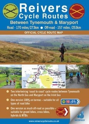 Reivers Cycle Routes  On and Offroad waterproof by Ted Liddle 9780995748590