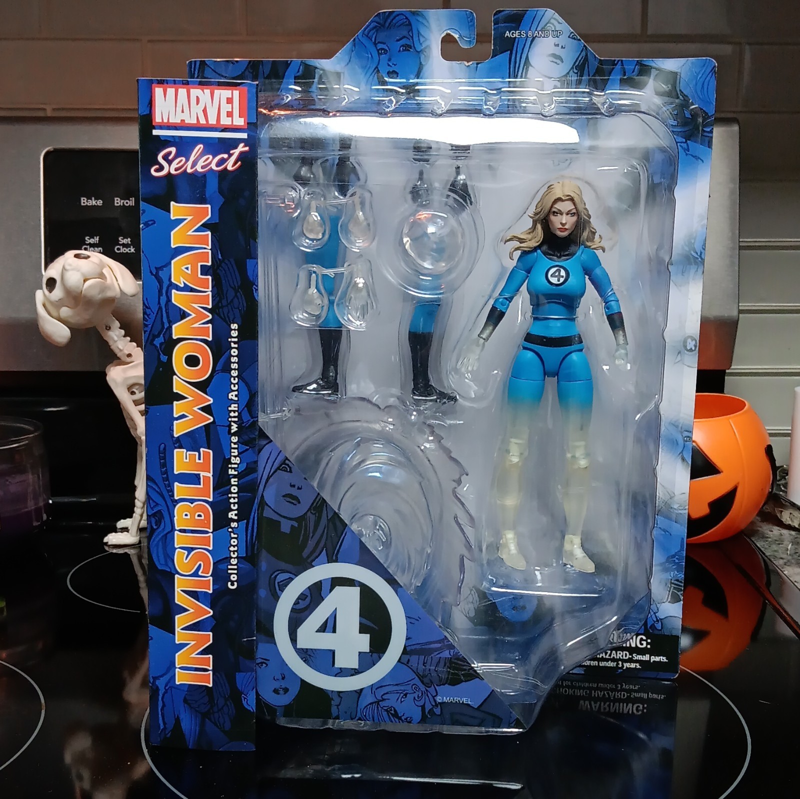 Marvel Select Fantastic Four Complete Set 5 Figures Mr Fantastic Thing Doom New - second product detail image