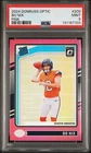 PSA 9 2024 Panini Donruss Optic #209 Bo Nix Denver Broncos Pink Rated Rookie