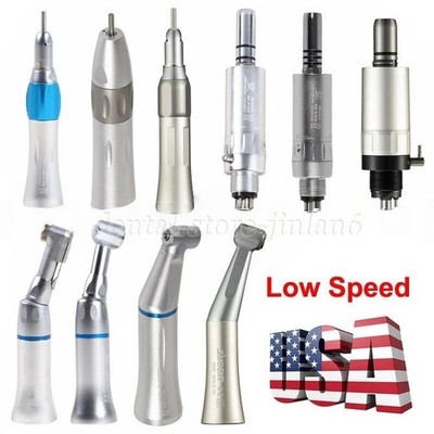 Dental Slow Low Speed Straight Handpiece/Contra Angle /Air motor 4 H E-type ty