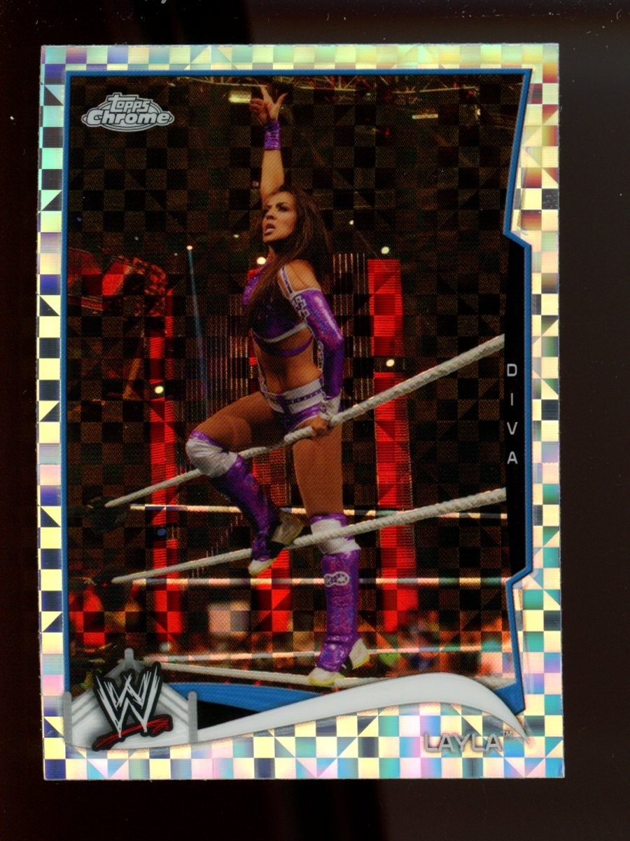 2014 Topps Chrome WWE X-Fractor Layla #79