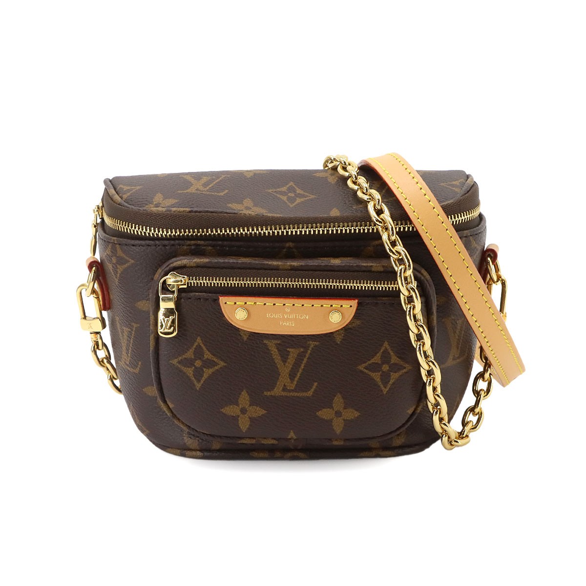 LOUIS VUITTON Monogram Mini Bumbag Chain Hand Shoulder Bag M82335 90335270