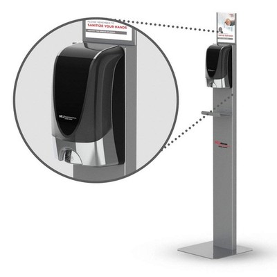 SC JOHNSON PROFESSIONAL  Floor Stand,Silver,Metal 55NJ45