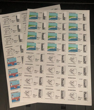 Timbres 100 g lettre international Monde - Planche 24 timbres 100g , valeur 116€